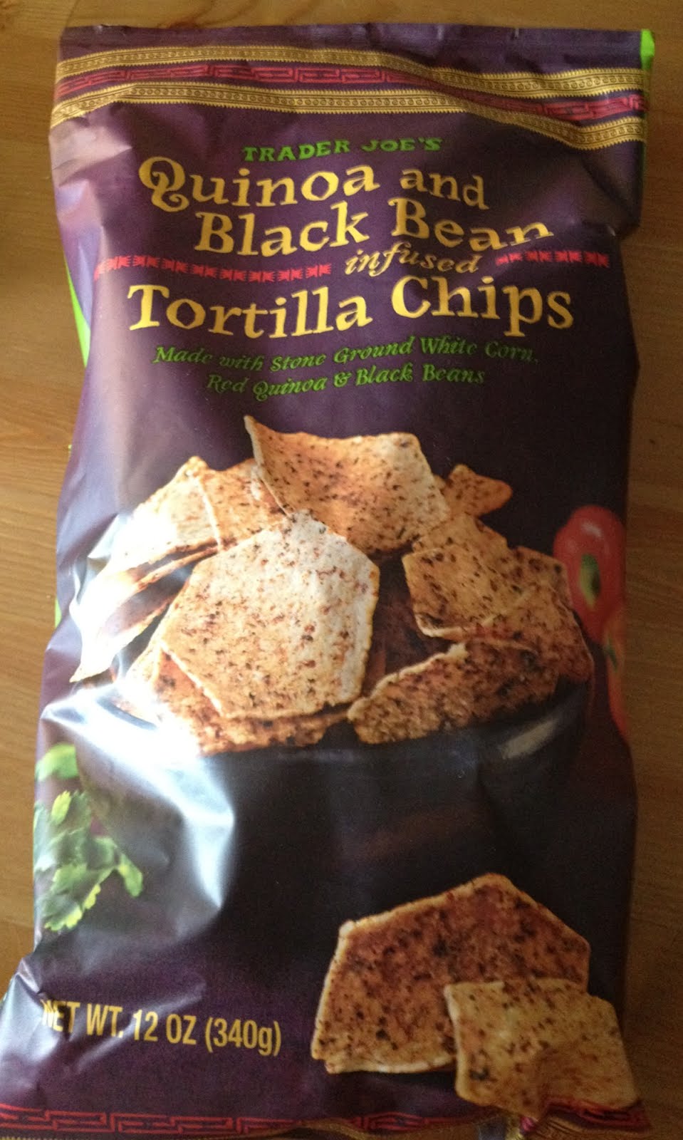 black bean tortilla chips
